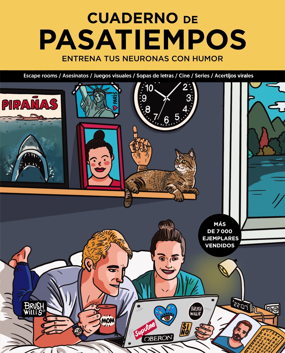 Cuaderno de pasatiempos. Entrena tus neuronas con humor